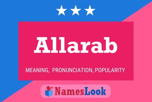 Allarab Name Poster