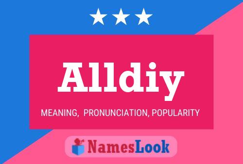 Alldiy Name Poster