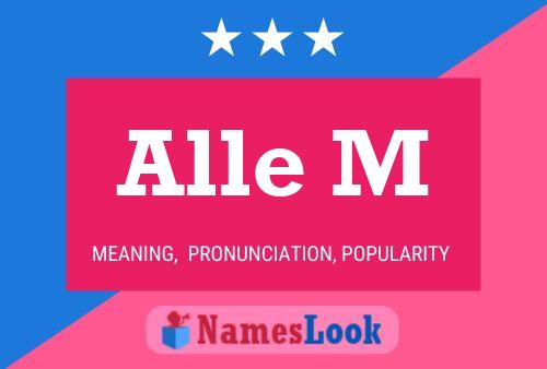 Alle M Name Poster