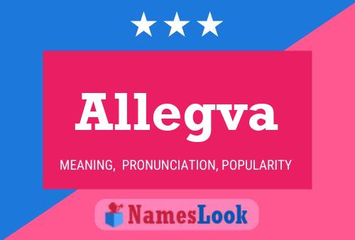 Allegva Name Poster