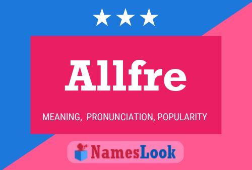 Allfre Name Poster