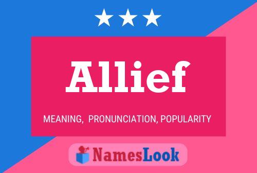 Allief Name Poster