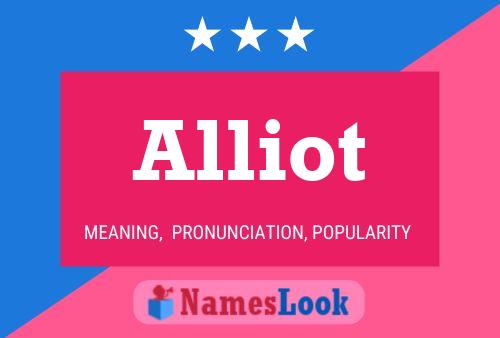 Alliot Name Poster