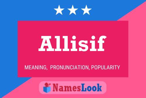 Allisif Name Poster