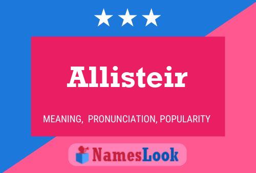 Allisteir Name Poster