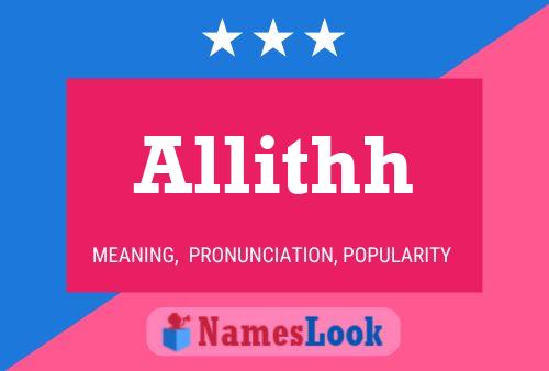 Allithh Name Poster