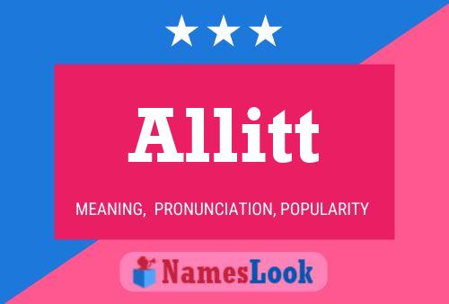 Allitt Name Poster