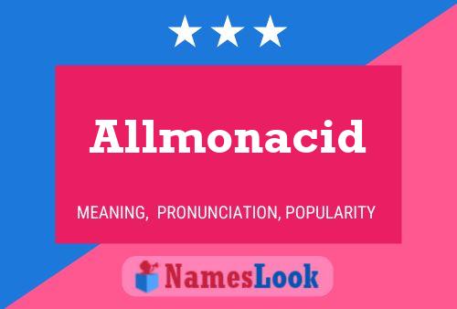 Allmonacid Name Poster