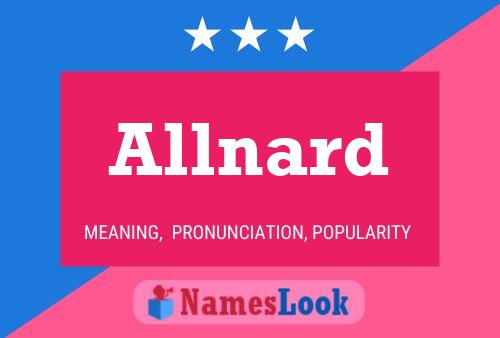 Allnard Name Poster