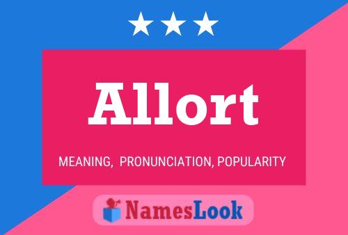 Allort Name Poster