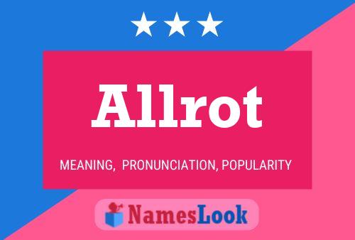 Allrot Name Poster