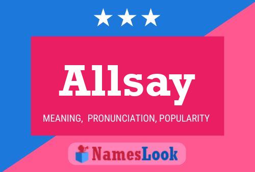 Allsay Name Poster