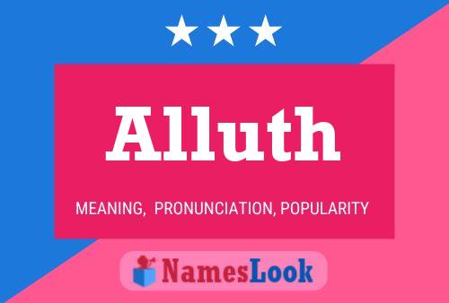 Alluth Name Poster