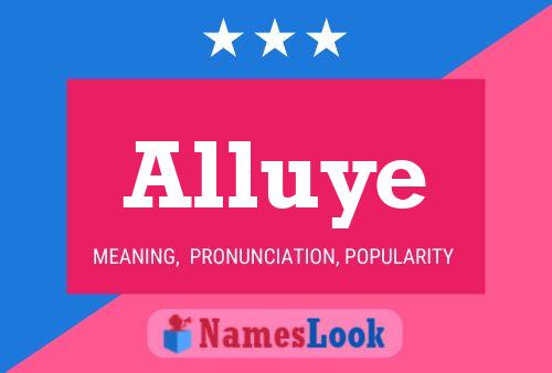 Alluye Name Poster