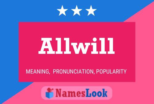 Allwill Name Poster