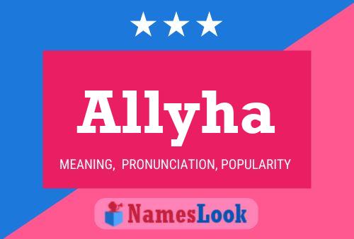 Allyha Name Poster