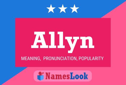 Allyn Name Poster