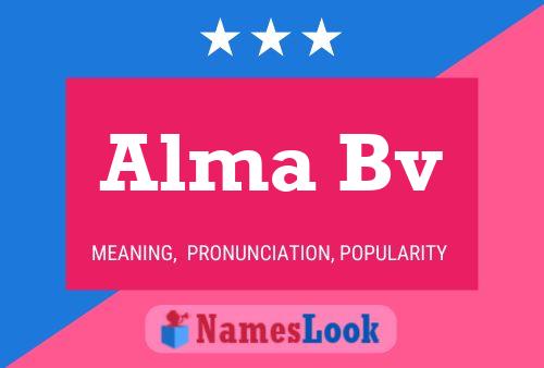 Alma Bv Name Poster