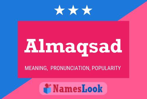 Almaqsad Name Poster