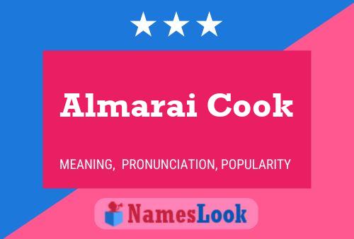 Almarai Cook Name Poster