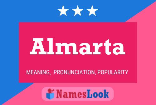 Almarta Name Poster