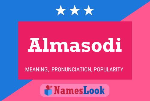 Almasodi Name Poster