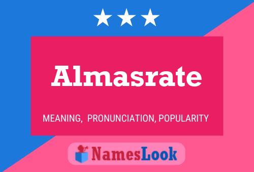 Almasrate Name Poster