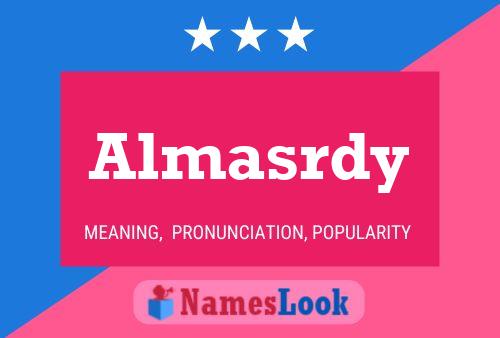 Almasrdy Name Poster