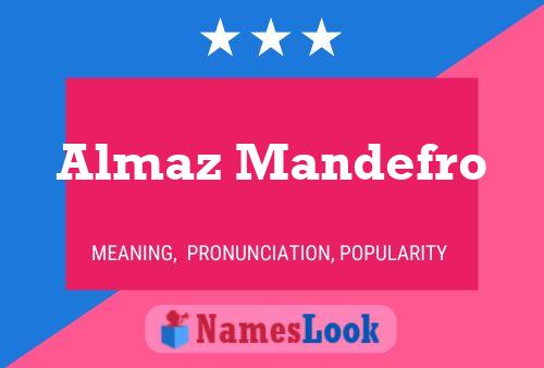 Almaz Mandefro Name Poster