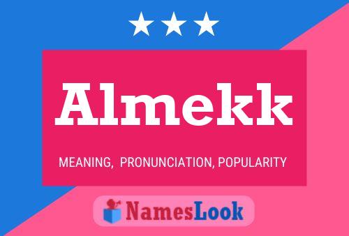 Almekk Name Poster