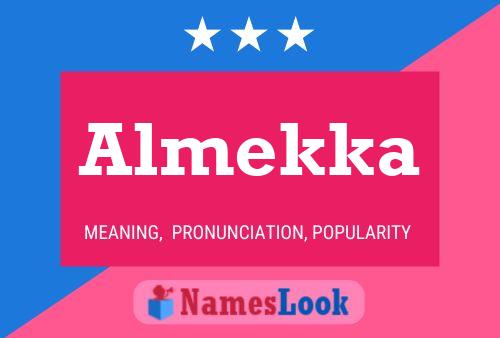 Almekka Name Poster