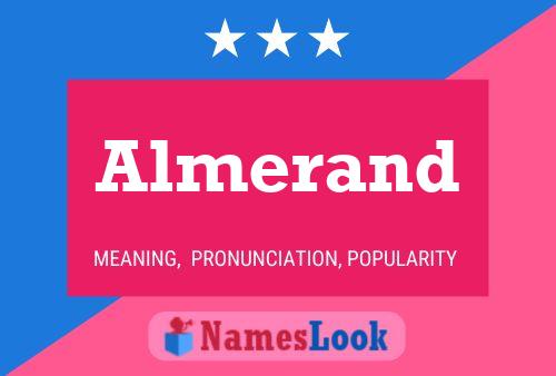 Almerand Name Poster