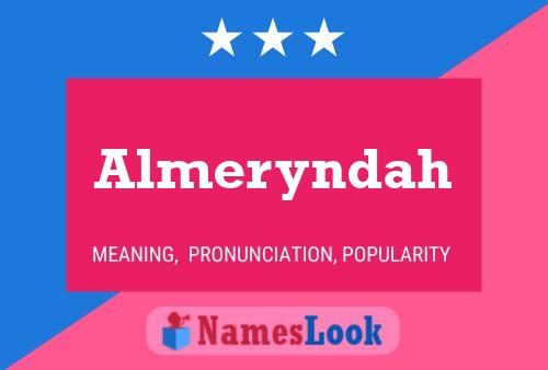 Almeryndah Name Poster