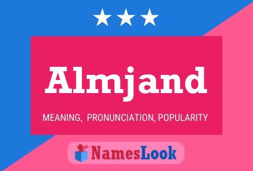 Almjand Name Poster