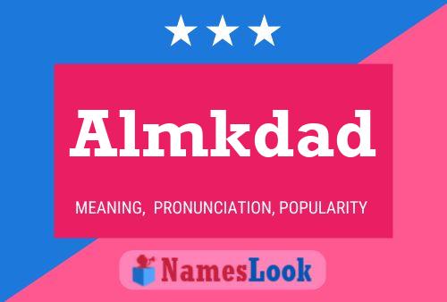 Almkdad Name Poster