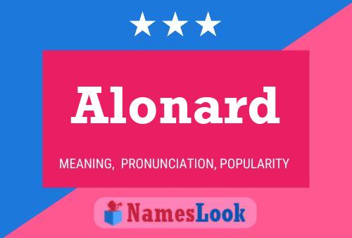 Alonard Name Poster