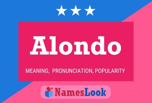 Alondo Name Poster