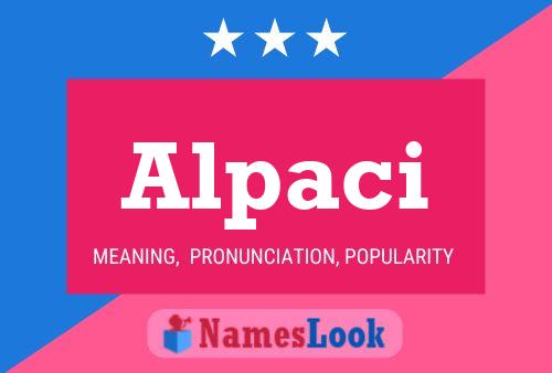 Alpaci Name Poster