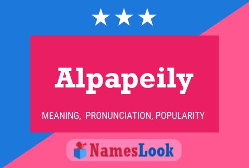 Alpapeily Name Poster