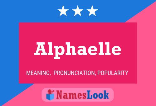 Alphaelle Name Poster