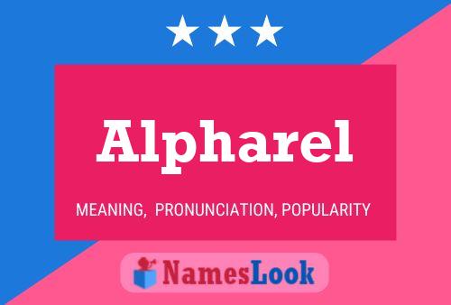 Alpharel Name Poster