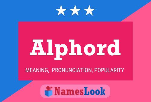 Alphord Name Poster