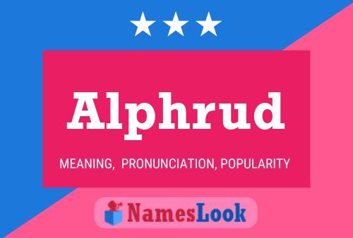 Alphrud Name Poster