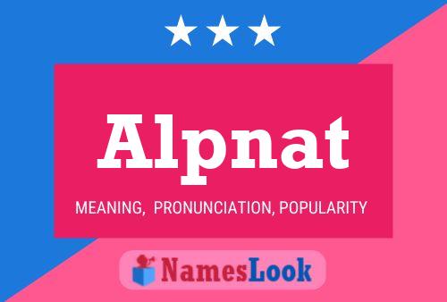 Alpnat Name Poster