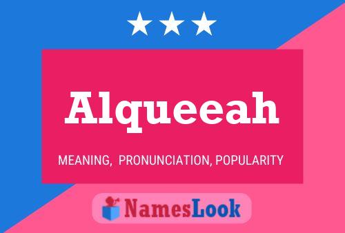 Alqueeah Name Poster