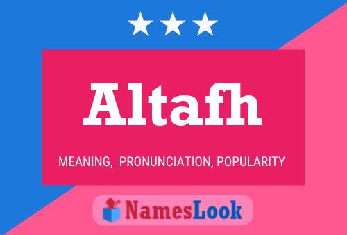 Altafh Name Poster