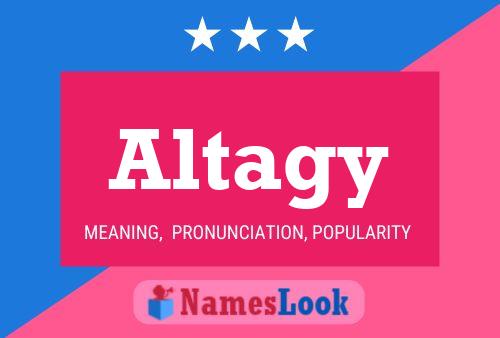 Altagy Name Poster