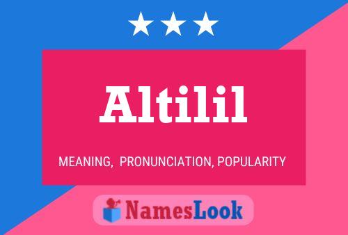 Altilil Name Poster