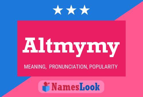 Altmymy Name Poster