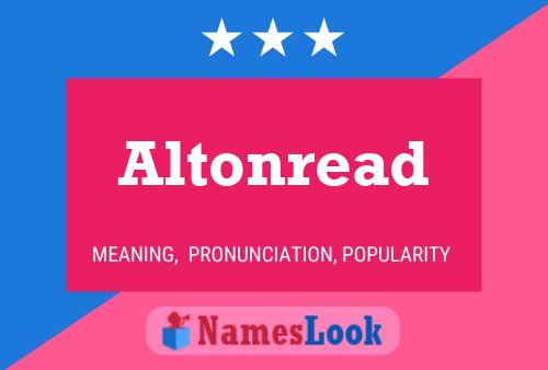 Altonread Name Poster